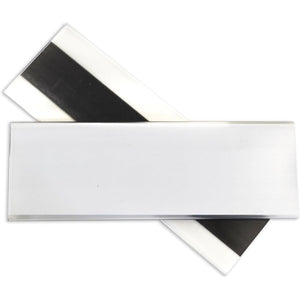 C-Line HOL-DEX Magnetic Shelf/Bin Label Holders, Side Load, 2 x 6, Clear, 10/Box