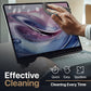 Kuzy 3 Pack Premium Microfiber Cleaning Cloth - MacBook Screen Cleaner Keyboard Cover Imprint Protection Accessories - Laptop Screen Cleaner Cloth - Eyeglass Lens Glasses Cleaner, 3 Pack - Gray