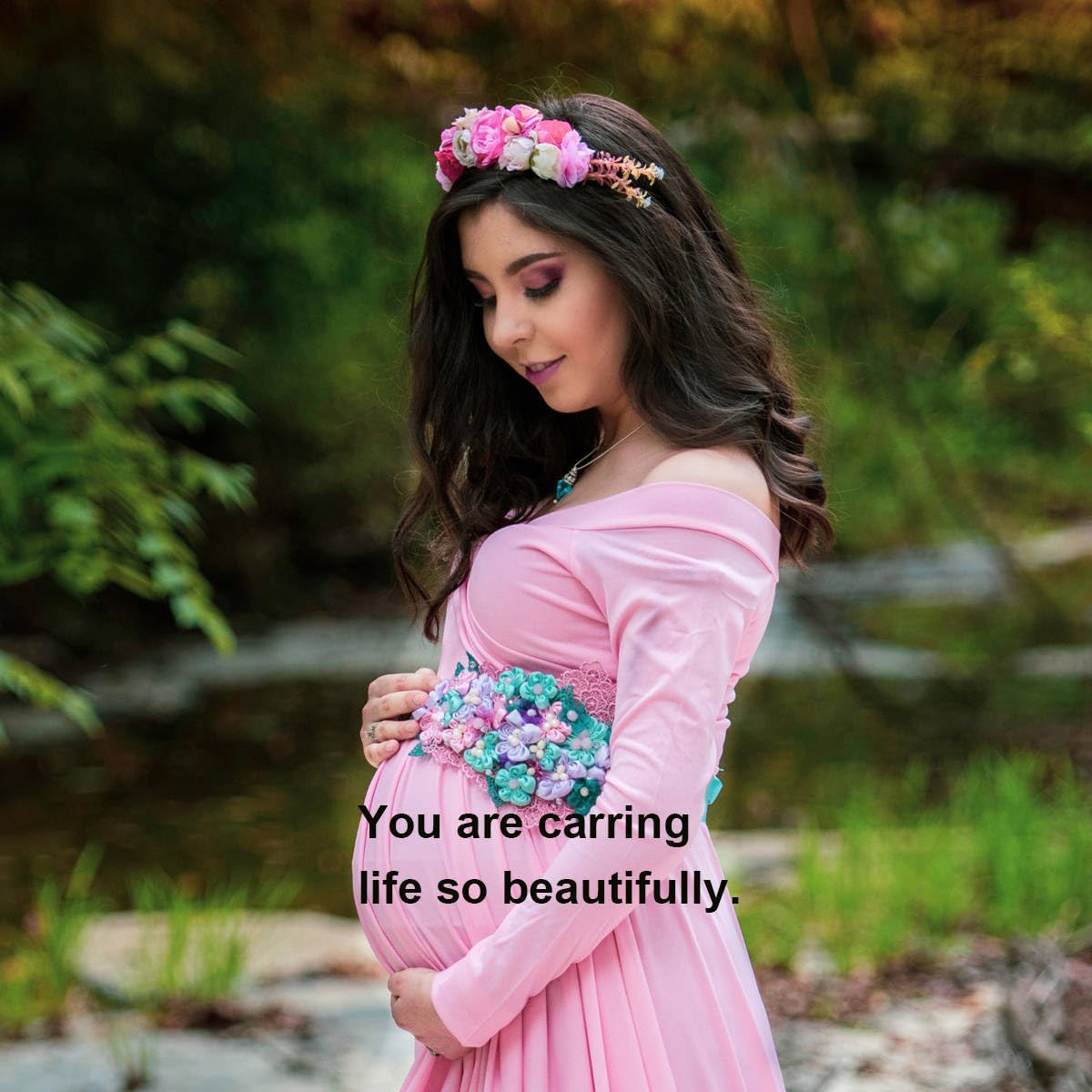 Buy now Fake Pregnancy Belly Fake Belly Bodysuit with Memory Foam Filling Costumes at indiglob india