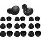 6 Pairs Silicone Galaxy Buds 2 Ear Tips Earbuds, S/M/L 3 Size Soft Rubber Flexible Eartips Buds Wing Tips Fit in Case Compatible with Samsung Galaxy Buds 2 / Galaxy Buds Plus - Black