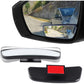 LivTee Blind Spot Mirror, Rectangular Shaped HD Glass Frameless Convex Rear View Mirror with wide angle Adjustable Stick for Cars SUV and Trucks, Pack of 2