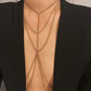 Sexy Body Chain Gold Body Necklace Bikini Body Jewelry Layered Beach Party Body Accessory for Women