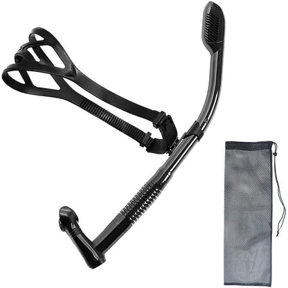 Rotate Function Swim Snorkel for Training Swimming Front Snorkel Lap Swimming Swimmer Training Diving Snorkeling Comfortable Mouthpiece for Pool Open Water