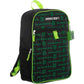 BIOWORLD Boys' Minecraft Creeper Youth 5 Piece Backpack Set, Green, One Size
