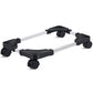 Buy now Liitrton Mobile CPU Stand Adjustable Computer Tower Stand with 4 Caster Wheels Fits Most PC (White) at indiglob india