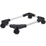 Buy now Liitrton Mobile CPU Stand Adjustable Computer Tower Stand with 4 Caster Wheels Fits Most PC (White) Black at indiglob india