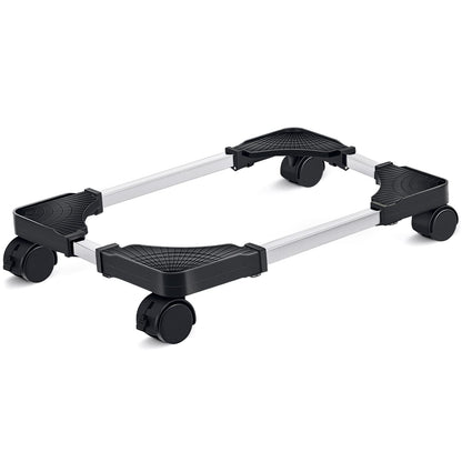 Buy now Liitrton Mobile CPU Stand Adjustable Computer Tower Stand with 4 Caster Wheels Fits Most PC (White) Black at indiglob india