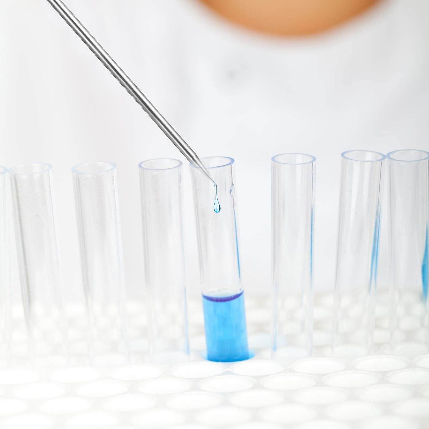 22 Pieces Stainless Steel Lab Spatula Micro Scoop Set Laboratory Sampling Spoon Mixing Spatula for Powders Gel Cap Filler - My Store