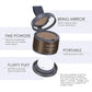 Root Touch Up Powder for Thinning Hair - Hairline Shadow and Gray Coverage #01 Dark Brown