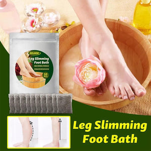 Lymphatic Drainage Ginger Foot Soak, Leg Slimming Foot Bath, Natural Mugwort Herb Foot Soak Detox Foot Care Foot Bath Bag Spa Relax Massage for Women Men (1PACK-10pcs)