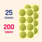 200 Pack, Gold Foil Seal Stickers for Certificates - 2" Diameter