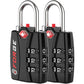 Forge TSA Approved Luggage Locks - Black 2 PK