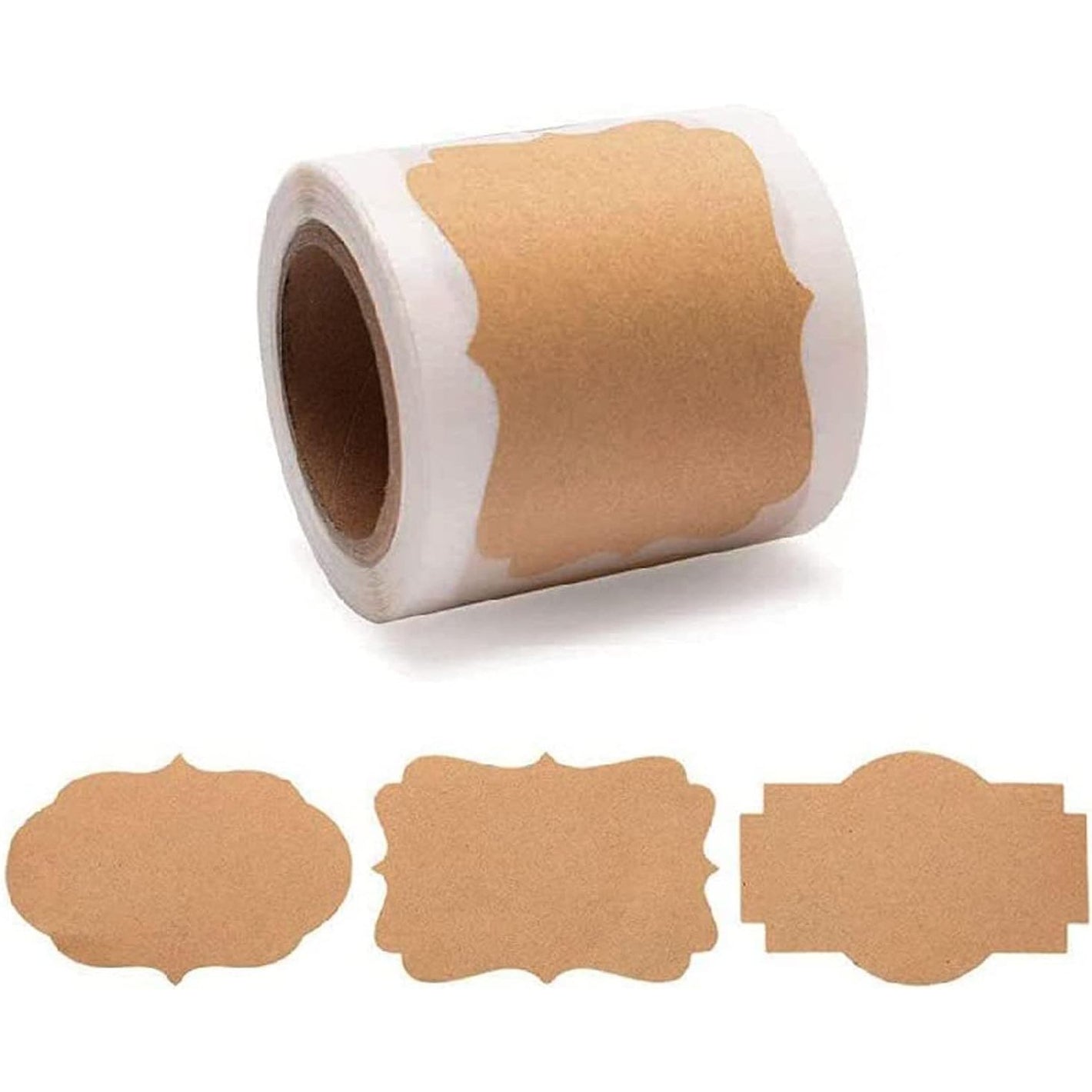 150 Pcs 2" x 3" Present Tags Name Labels Sticker Self-Adhesive Customize Holiday Present Stickers Labels for Jars, Present, Name Tags, Mason Jars Stickers