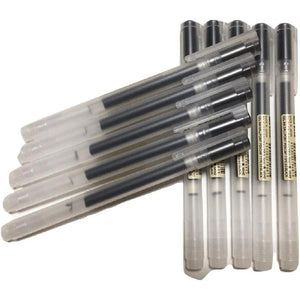 MUJI Gel Ink Ball Point Pen 0.5mm Black color 10pcs