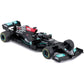 Bburago B18-38058H 1:43 F1 Mercedes AMG W12 E-Performance with Helmet Hamilton, Assorted