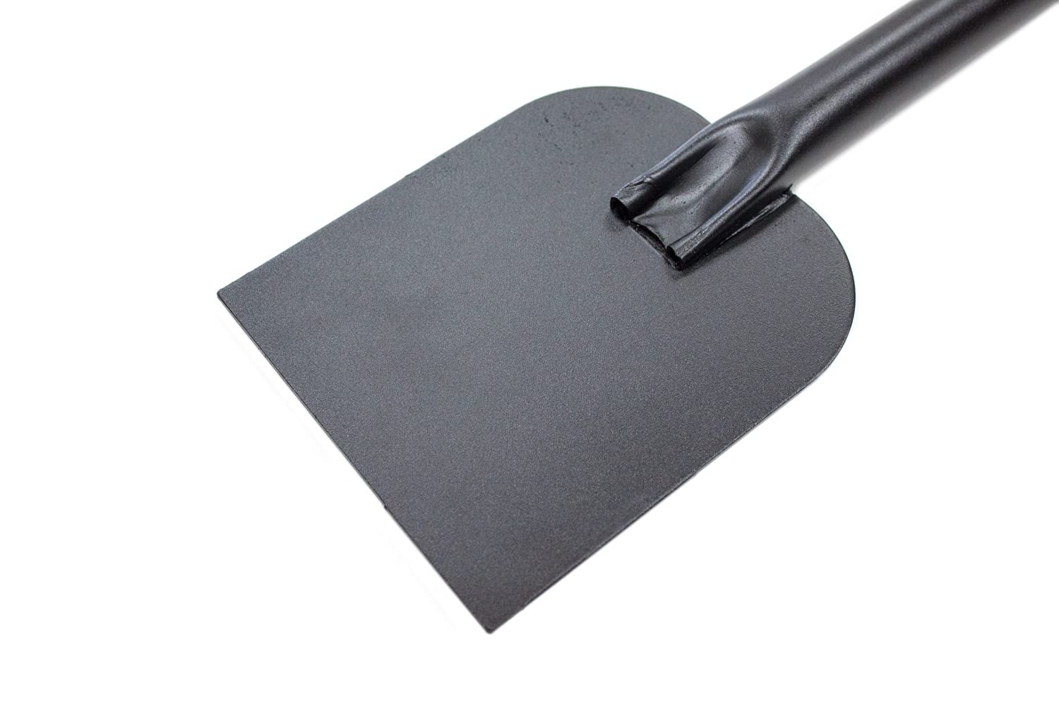 Buy now Bully Tools Heavy Duty Ice Scraper with D-Grip Handle - Steel Head and Floor Scraper with Long Handle for Driveway, 11-Gauge Steel Flat Head Shovel and Tool Ice Edging Shovel for Sidewalks, 46-inches at indiglob india