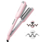Buy now Curling Iron Hair Crimper Waver - TYMO ROVY Beach Waves Curling Wand, Ionic Deep Waver Hair Curler Tool with Ceramic 3 Barrel for Women, Dual Voltage, Anti-Scald, Easy to Use, Pink, 1.25 Inch at indiglob india