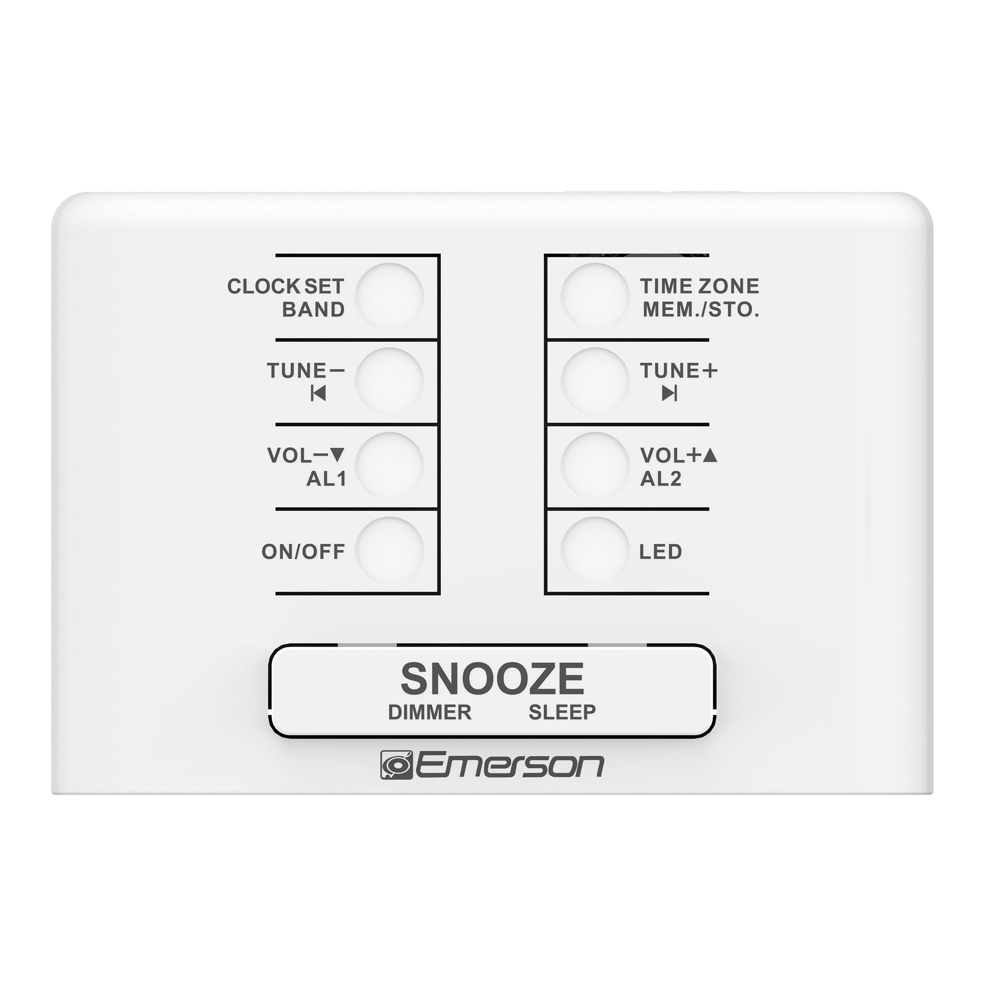 Buy now Emerson CKS1500 SmartSet Dual Alarm Clock Radio with AM/FM, 0.9” Blue LED Display, 4-Level Dimmer, Blue Accent Light, Sleep Timer & Auto Time Setting at indiglob india