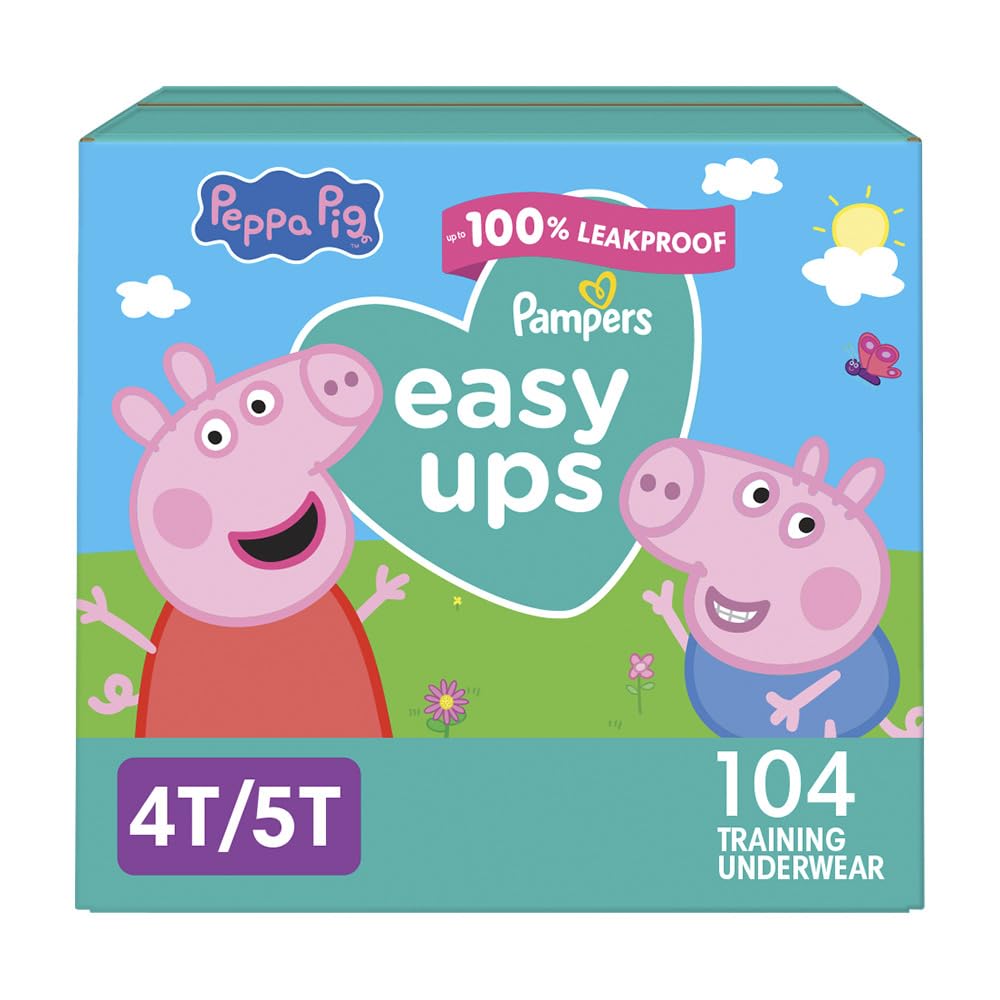 Buy now Pampers Training Pants - Easy Ups Girls & Boys - Size 3T-4T, 22 Count, Peppa Pig Underwear (Packaging May Vary) 4T-5T (B078W9SH25) at indiglob india