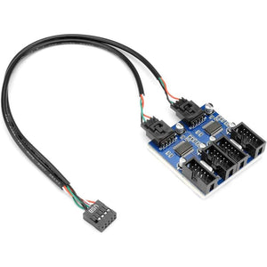 USB 2.0 Splitter Male 1 to 4 Female Motherboard USB Splitter USB 2.0 Splitter Motherboard USB Splitter(30cm)