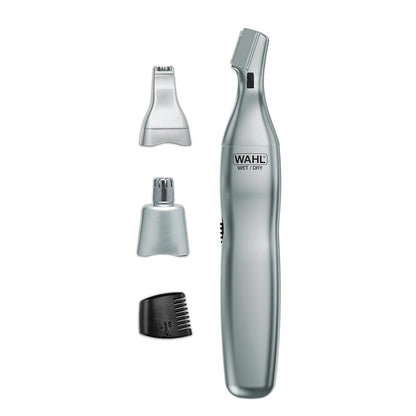 Wahl Men’s Nose Hair Trimmer, for Eyebrows, Neckline, Nose & Ear Hair, Precision Detail Trimming with Interchangeable Heads, Battery Included - Model 5545-400