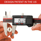 VINCA IP54 Grade Digital Caliper, DCLA-0605 6 Inch/150mm, Inch/Millimeter/Fraction Conversion, Stainless Steel, Large LCD Screen