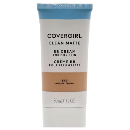 COVERGIRL - Clean Matte BB Cream, Oil-Free, Long-Lasting, Sensitive Skin, Lightweight, 100% Cruelty-Free