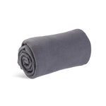 Cozy-Soft Microfleece Travel Blanket, 50x60 Inch, Lightweight, Compact, Perfect for Airplane and Car, Charcoal - My Store