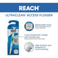 REACH Ultraclean Access Flosser + 8 Refill Dental Flosser Heads, Oral Care and Hygiene (Pack of 2)