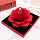 Engagement Ring Box,Ring Rose Box Surprise Jewelry Storage Holder for Woman as Proposal Engagement Wedding Ring Jewelry Gift ect.