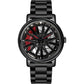 GORBEN Men's Creative 3D Car Wheel Rotating Wrist Watch