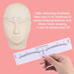 100 Pack Eyebrow Ruler, KINGMAS Disposable Brow Ruler Microblading Adhesive Eyebrow Sticker Stencil Guide Measuring Tool - My Store