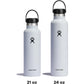 Hydro Flask Water Bottle - Insulated Stainless Steel - Non Spill, Leakproof in 24 Oz White