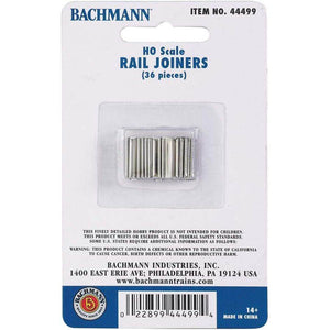 Bachmann Trains RAIL JOINERS (36/card) - HO Scale - My Store