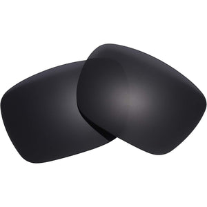 Polarized Replacement Lenses for Oakley Holbrook OO9102 Sunglasses Glass Frames (Black Iridium)