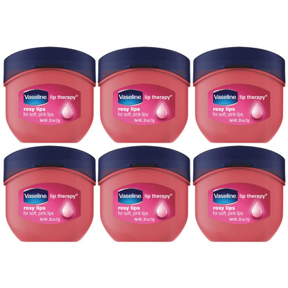 Buy now Vaseline Lip Therapy Lip Balm Tin, Aloe Vera, 0.6 oz Pink,Rose 0.25 Ounce (Pack of 6) at indiglob india