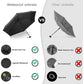 LEAGERA Mini Umbrella - Compact, Waterproof Travel Umbrella for Light Rain, Suitable for Women's Purse and Pocket