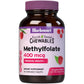 Bluebonnet EarthSweet Methylfolate 400 mcg Cellular Active Coenzyme 5-MTHF L Methyl Folate Supplement - Prenatal & Energy Support* - Non-GMO, Vegan, Gluten-Free - Raspberry - 90 Chewable Tablets