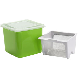 Cuisipro Yogurt Cheese Maker, Green 5.7" x 5.7" x 4.7"