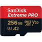 SanDisk Extreme Pro Micro SDXC UHS-I U3 A2 V30 Memory Card (256GB)