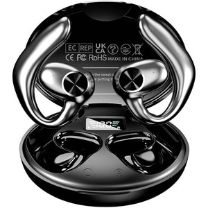 Wireless Earbuds - Open Ear Headphones with Bluetooth Connectivity (YYK-Black)