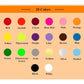 16500 Count 3/8 inch Diameter Round Dot Stickers Color Coding Labels, 20 Colors, 100 Sheets - My Store