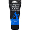 Grumbacher Academy Acrylic Paint, 75ml/2.5 Ounce Plastic Tube, Prussian Blue (C168P) - Cobalt Blue Hue