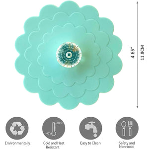 6PCS Silicone Cup Lids Mug Cover, Anti-dust Coffee Cup Mug Covers Airtight Seal Lid Cap,Drink Cup Cover for Hot and Cold Beverages