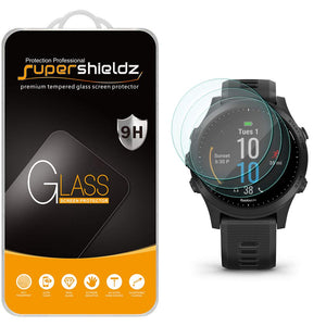 Buy now Supershieldz (3 Pack) Designed for Garmin Forerunner 945 Tempered Glass Screen Protector, Anti Scratch, Bubble Free at indiglob india