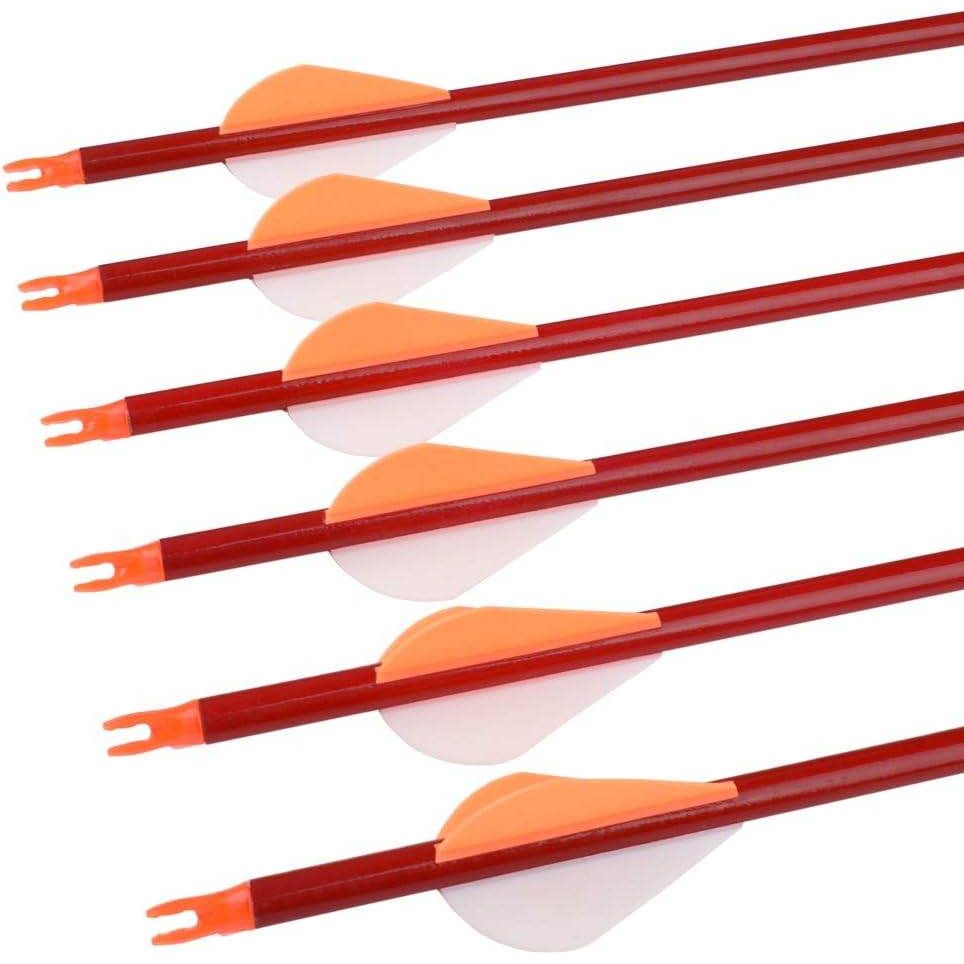 Archery 30Inch Carbon Arrow Practice Hunting Arrows with Removable Tips for Compound & Recurve Bow - My Store