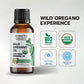 Wild Oregano Oil Organic - 100% Pure Undiluted Organic Wild Oregano Oil with 86-90% Carvacrol, Immune Support - Plant-Based, Herbal Supplement - Vegan, Non GMO, Gluten Free, 1fl.oz/30ml
