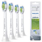 Philips Sonicare Original W2 Optimal White Standard Sonic Toothbrush Heads - 4 Pack in White (Model HX6064/10)