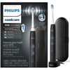 Philips Sonicare ProtectiveClean 5100 Rechargeable Electric Toothbrush, with Pressure Sensor, 3 Cleaning Modes, SmarTimer and QuadPacer, 14-Day Battery Life, Travel Case, White, Model HX6857/11 - Black