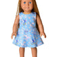 Buy now Girl & Doll Matching Dresses Floral Unicorn Clothes Summer Swing Dress 3t 4t at indiglob india